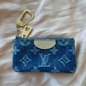 Louis Vuitton Denim key pouch